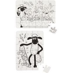 Jigsaw puzzle, size 13x18,3 cm, 2 pc/ 1 pack