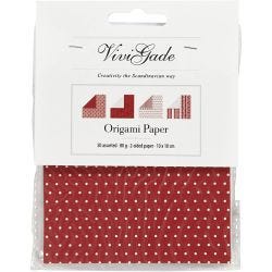Origami Paper, size 10x10 cm, 80 g, 50 ass sheets/ 1 pack