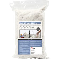 Papier-Maché Pulp, 400 g/ 1 bag