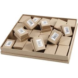 Boxes, H: 3,5 cm, size 5x7 cm, 24 pc/ 1 pack