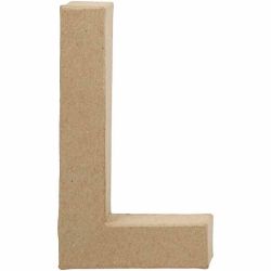 Letter, L, H: 20,3 cm, W: 11,4 cm, thickness 2,5 cm, 1 pc