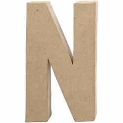 Letter, N, H: 20,2 cm, W: 11,5 cm, thickness 2,5 cm, 1 pc