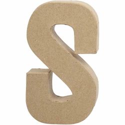Letter, S, H: 20,3 cm, W: 11,4 cm, thickness 2,6 cm, 1 pc