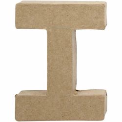 Bokstav, I, H: 10 cm, B: 7,5 cm, tykkelse 1,7 cm, 1 stk.