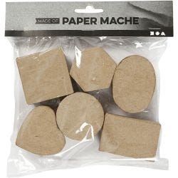 Mini Boxes, H: 3 cm, dia. 4-6 cm, 6 pc/ 1 pack