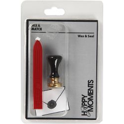 Wax Seal Set, dia. 17 mm, red, 1 set