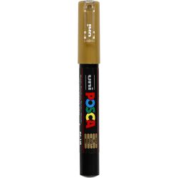 Posca Marker, no. PC-1M, line 0,7 mm, extra-fine, gold, 1 pc