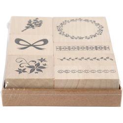 Rubber stamps set