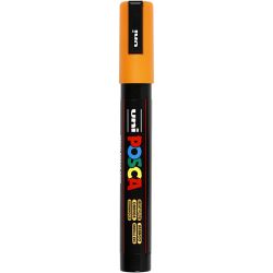 Posca Marker, no. PC-5M, line 2,5 mm, medium, bright yellow, 1 pc