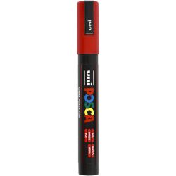 Posca Marker, no. PC-5M, line 2,5 mm, medium, red, 1 pc