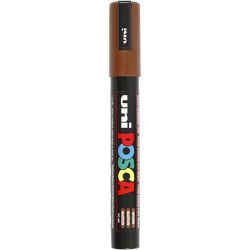Posca Marker, no. PC-5M, line 2,5 mm, medium, brown, 1 pc