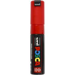 Posca Marker, no. PC-8K, line 8 mm, broad, red, 1 pc