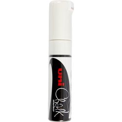 Chalk Pen, line 8 mm, white, 1 pc