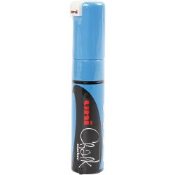 Chalk Pen, line 8 mm, light blue, 1 pc