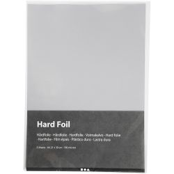 Hard Foil, A4, sheet 210x297 mm, thickness 190 my, 5 sheet/ 1 pack