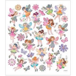 Stickers, fairy, sheet 15x16,5 cm, 1 sheet