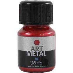 Craft Paint Metallic, lava red(5112), 30 ml/ 1 bottle