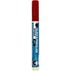 Glass and porcelain marker