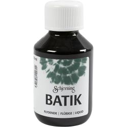 Batik dye, green, 100 ml/ 1 bottle