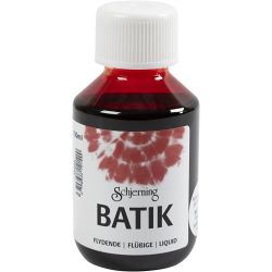 Batik dye, red, 100 ml/ 1 bottle