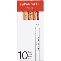 CARAN D’ACHE Neocolor I Crayons, L: 10 cm, thickness 8,5 mm, salmon (051), 10 pc/ 1 pack