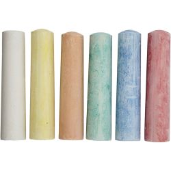 Street Chalk, 6 pc/ 1 pack