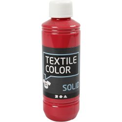 Textile Solid, opaque, red, 250 ml/ 1 bottle