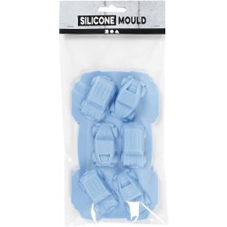 Silicone Mould, cars, H: 2,5 cm, L: 3 cm, W: 4,5 cm, 12,5 ml, 1 pc