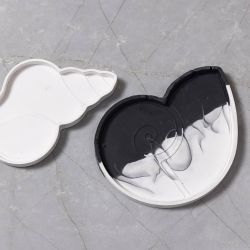 Silicone Mould, Conch, H: 0,6 cm, L: 12 cm, W: 8-9 cm, 2 pc/ 1 pack