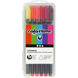 Colortime Fineliner Markers