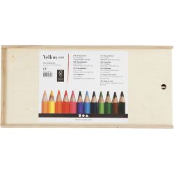 Colouring Pencils, lead 3 mm, assorted colours, 144 pc/ 1 pack