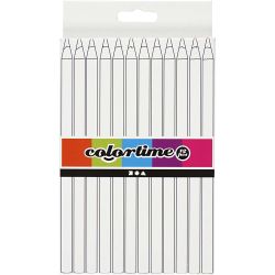 Colortime Colour Pencils, L: 17,45 cm, lead 5 mm, JUMBO, red, 12 pc/ 1 pack
