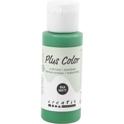 Plus Color Craft Paint, brilliant green, 60 ml/ 1 bottle