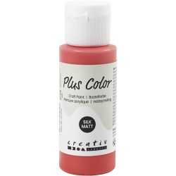 Plus Color Craft Paint, crimson red, 60 ml/ 1 bottle