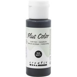Plus Color Craft Paint, black, 60ml/ 1 bottle