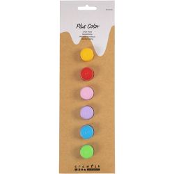 Plus Color Craft Paint, colorful, 6x5ml/ 1 pack