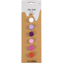 Plus Color Craft Paint, purple/pink harmony, 6x5ml/ 1 pack