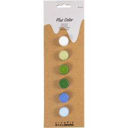 Plus Color Craft Paint, blue/green harmony, 6x5ml/ 1 pack