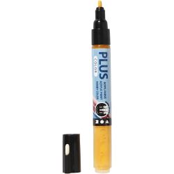 Plus Color Marker, L: 14,5 cm, line 1-2 mm, yellow sun, 5,5 ml, 1 pc