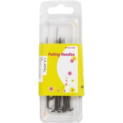 Felting needle, L: 7,5 cm, fine, 10 pc/ 1 pack
