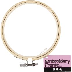 Embroidery frame, dia. 10 cm, 1 pc