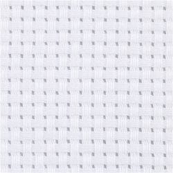 Aida Fabric, size 50x50 cm, 35 squares per 10cm , white, 1 pc