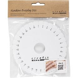 Kumihimo Braiding Disc, dia. 12 cm, 1 pc