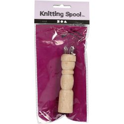 Knitting Spool, H: 10,5 cm, dia. 23 mm, 1 pc