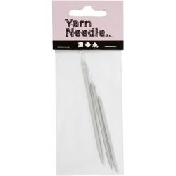 Yarn Needle, L: 6+7+8,5 cm, 3 pc/ 1 pack