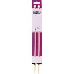 Strikkepinne, 35 cm, 6,5 mm, 1 par