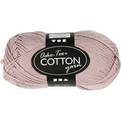 Cotton Yarn, no. 8/4, L: 170 M, lavender, 50 g/ 1 ball