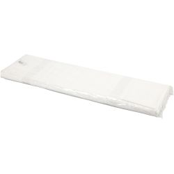 Fabric, W: 145 cm, 140 g, white, 10 m/ 1 roll