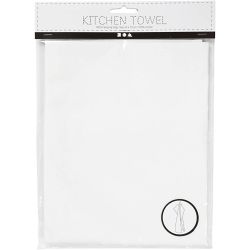 Kitchen Towels, size 50x70 cm, 180 g, white, 1 pc