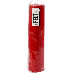Craft felt, W: 45 cm, thickness 1,5 mm, 180-200 g, red, 5 m/ 1 roll